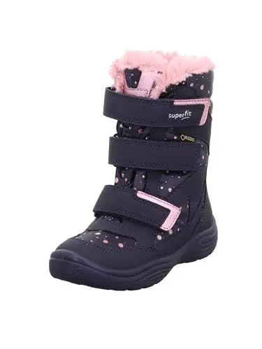 Superfit Crystal, Stivali da neve Bambine e ragazze, Blu Rosa 9090, 25 EU