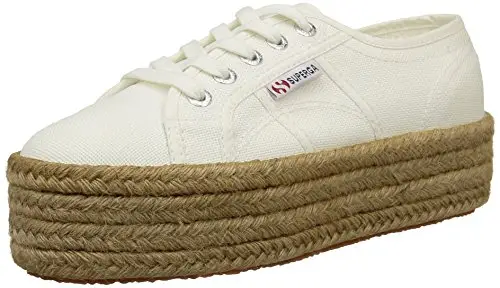 SUPERGA 2790 Cotropew, Sneaker Donna, Bianco White 901, 39 EU