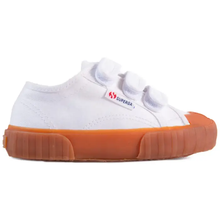 Allenatori per bambini Superga 2980-Kids Straps Drill Blanc