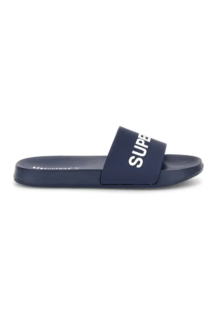 Ciabatta blu con logo Superga S24U433 [BLUE]