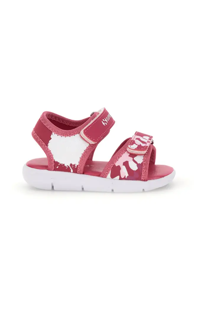 SUPERGA Sandali rosa con chiusura a strappo S63S820 [FUXIA]