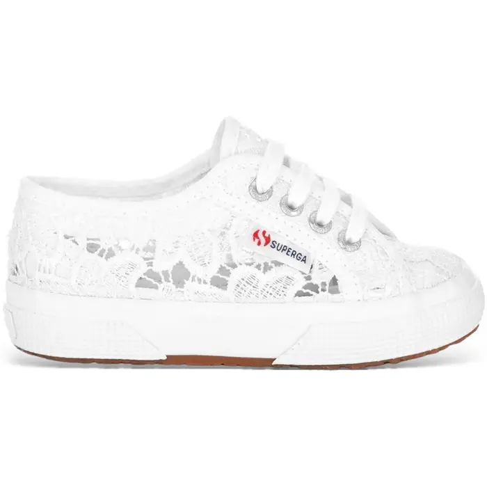 Scarpe bambini Superga 2750 KIDS MACRAME Bianco