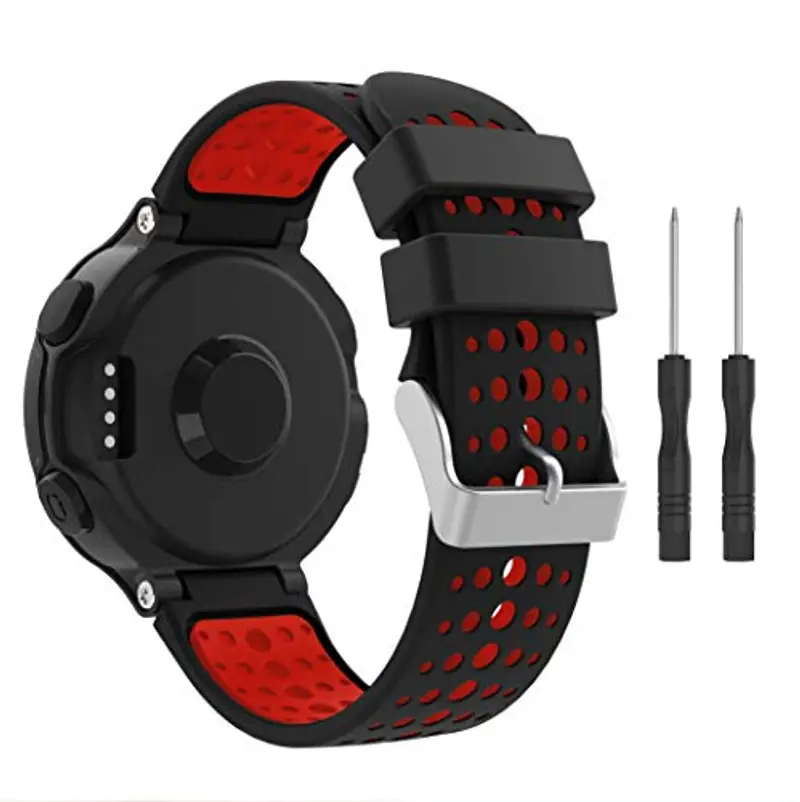 Supore Forerunner 235 - Cinturino per orologio da polso flessibile con stampa in silicone con strumenti per Forerunner