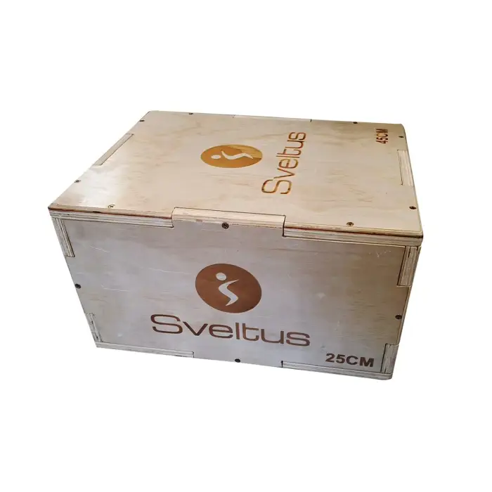 Sveltus Plyo box in legno per jr Beige