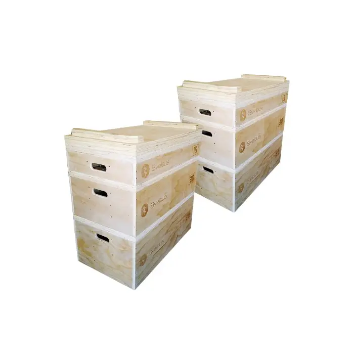 Sveltus Scatola di legno per l immagazzinamento Beige