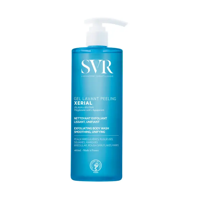 SVR Xerial Gel Lavant Peeling 400ml - Gel detergente viso