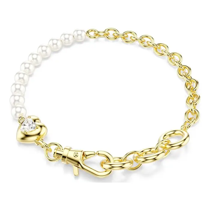 SWAROVSKI Braccialetto Idyllia Perla Di Cristallo Bianco