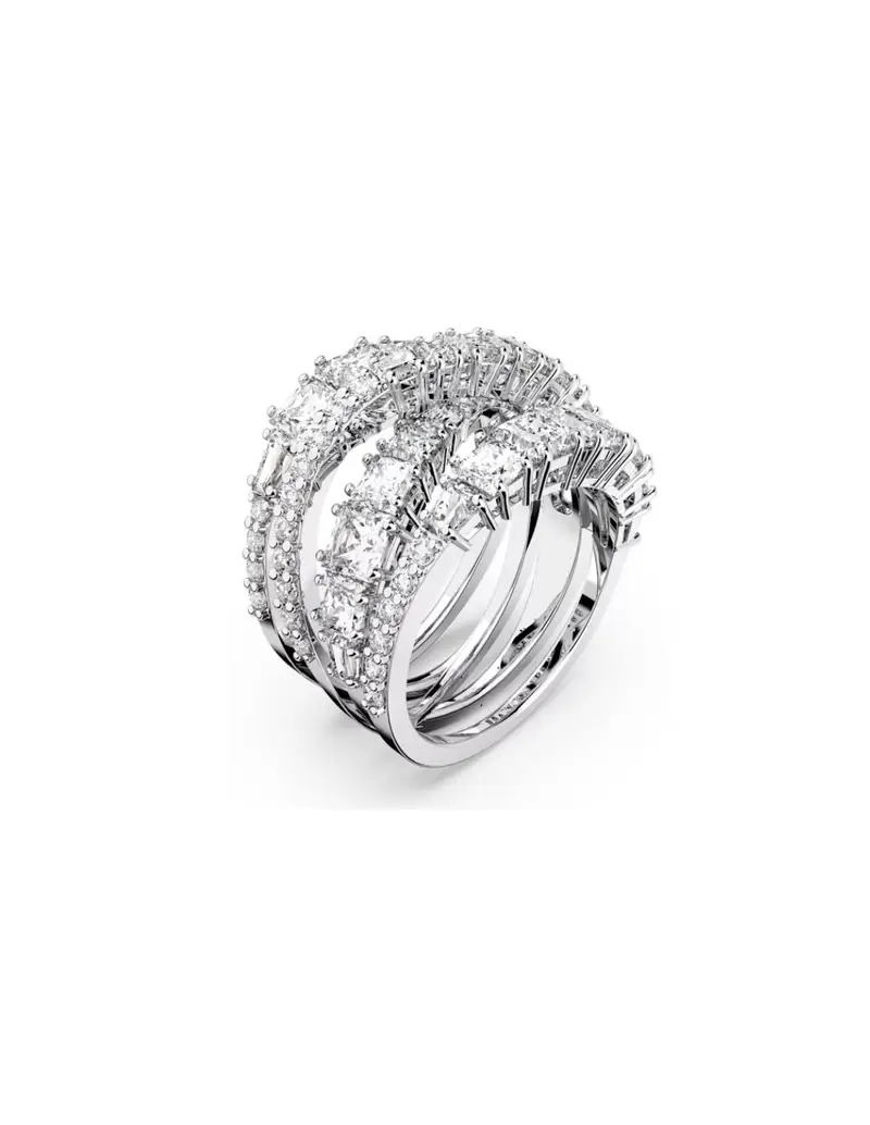 Swarovski HYPERBOLA ANELLO WRAP CZWH/RHS FULL PAVE