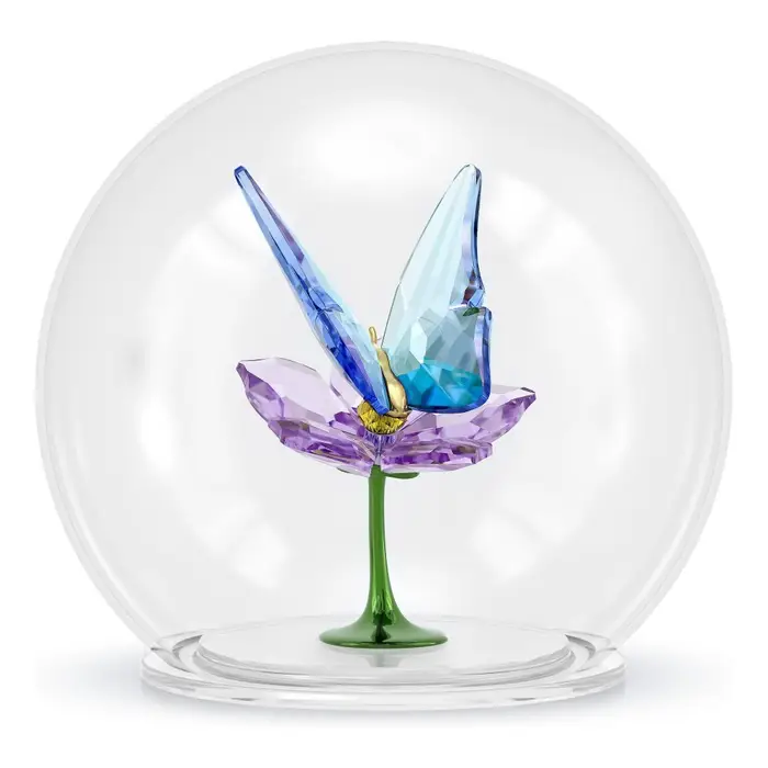 SWAROVSKI Palla Di Vetro Con Farfalla E Fiore
