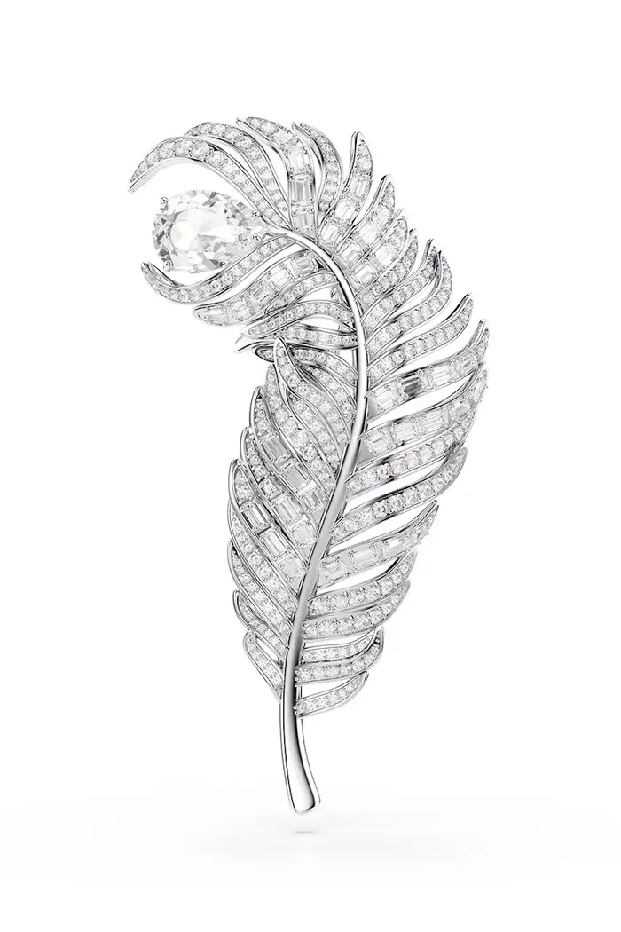 Swarovski spille in metallo VIENNA Argento