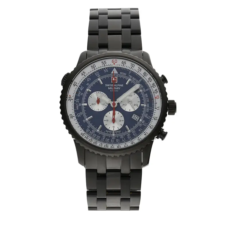 Swiss Alpine Military Orologio 7078.9175 Nero