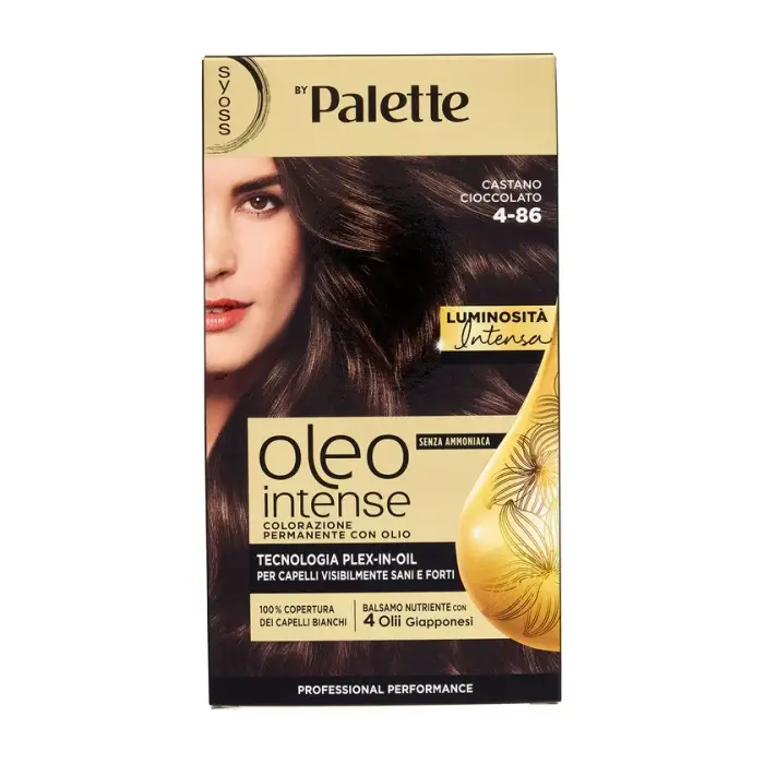 Syoss Oleo Intense Senza Ammoniaca Colorazione Permanente Con Olio Castano Cioccolato 4