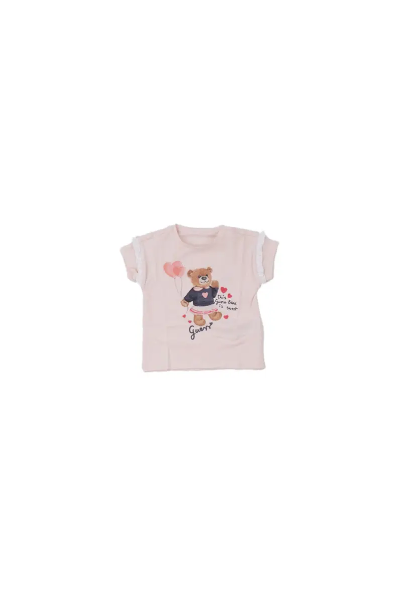 Guess T-shirt Bambina Rosa 2084878
