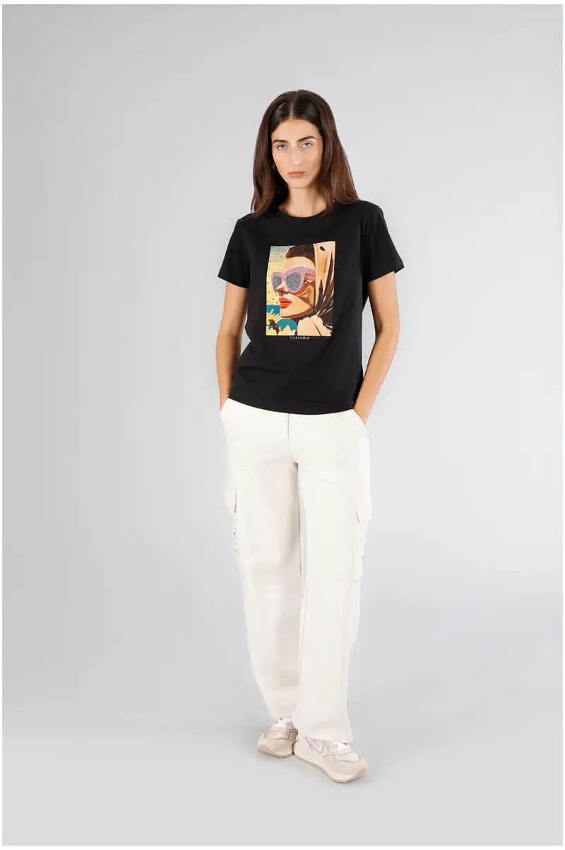 Cafè Noir T-shirt Donna Nero 1412365