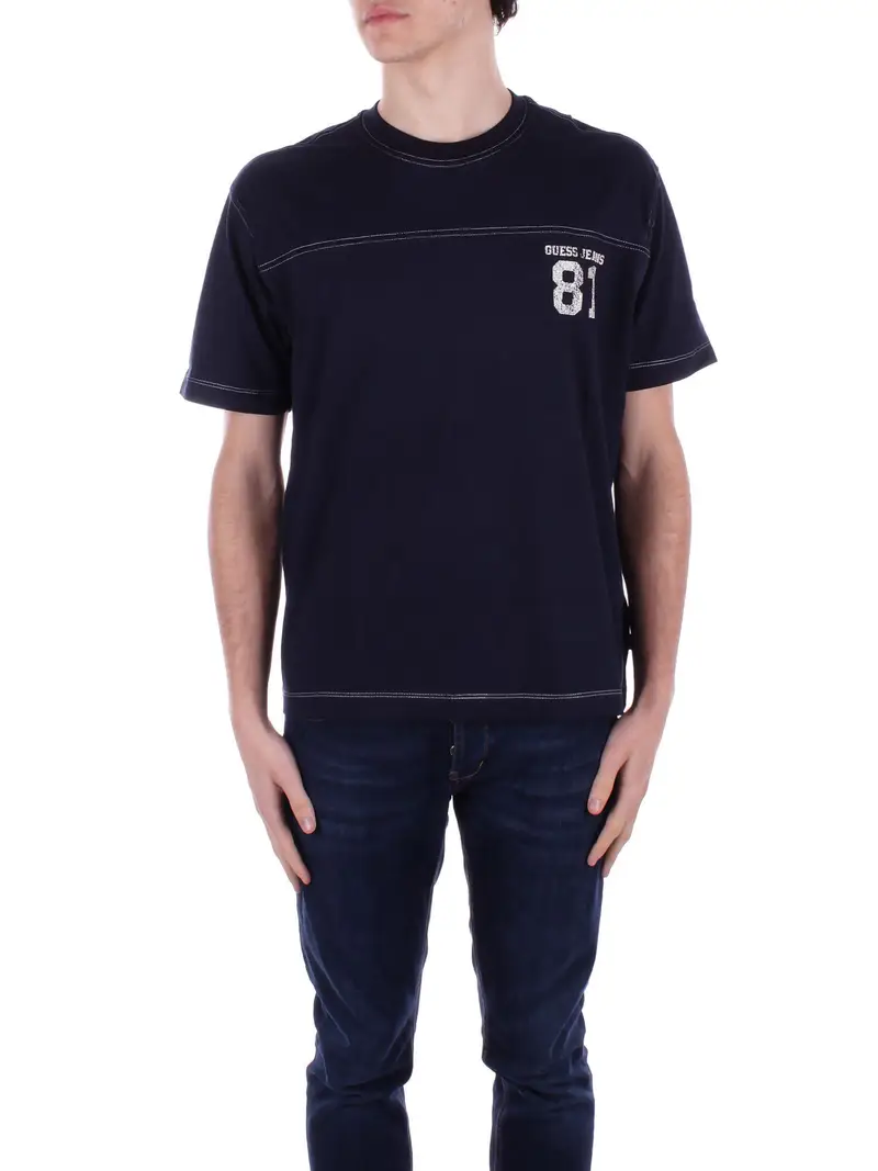 Guess T-shirt Uomo Blu 2085823