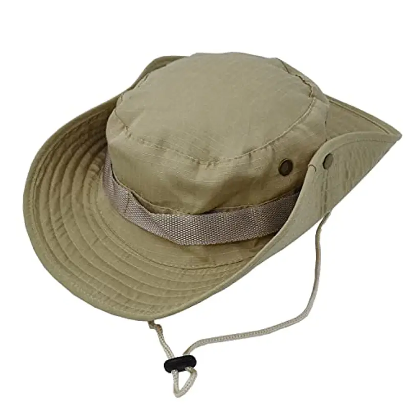 Taeku Cappello Boonie Uomo Donna Anti UV Protezione Solare a Tesa Larga Cappello per Esterni Safari Cappello da Sole per Esterno