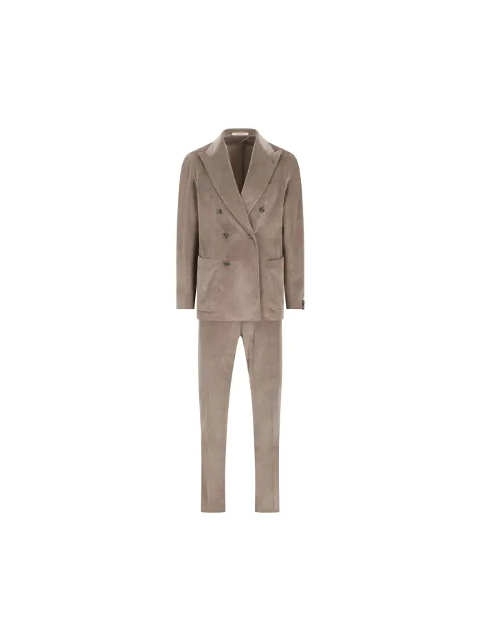Abito in misto cotone BEIGE