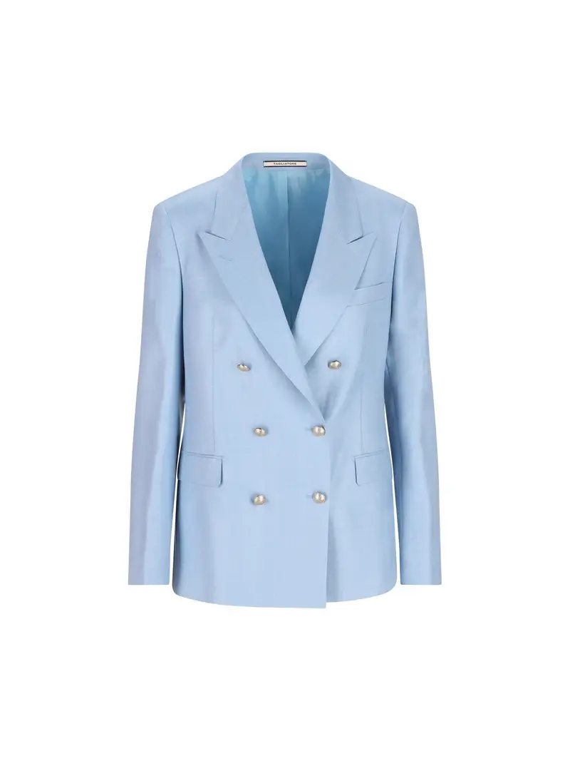 TAGLIATORE Blazer In Seta AZZURRO
