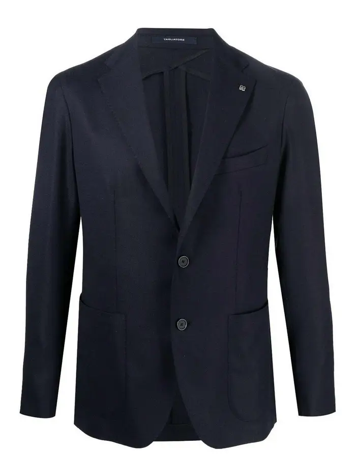 Tagliatore Blazer monopetto in blu