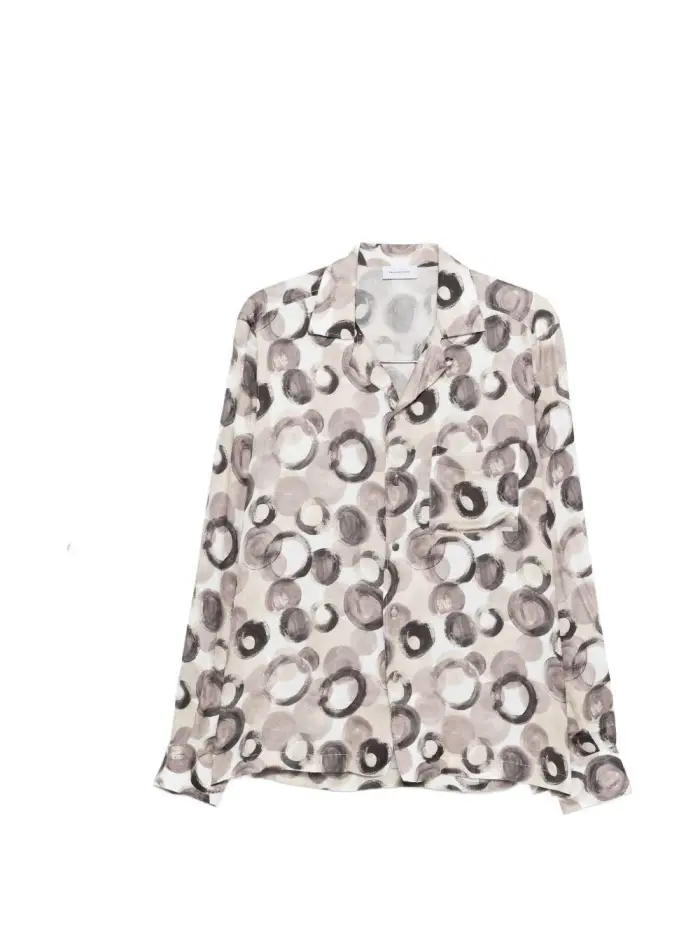 TAGLIATORE Camicia in viscosa a stampa cerchi