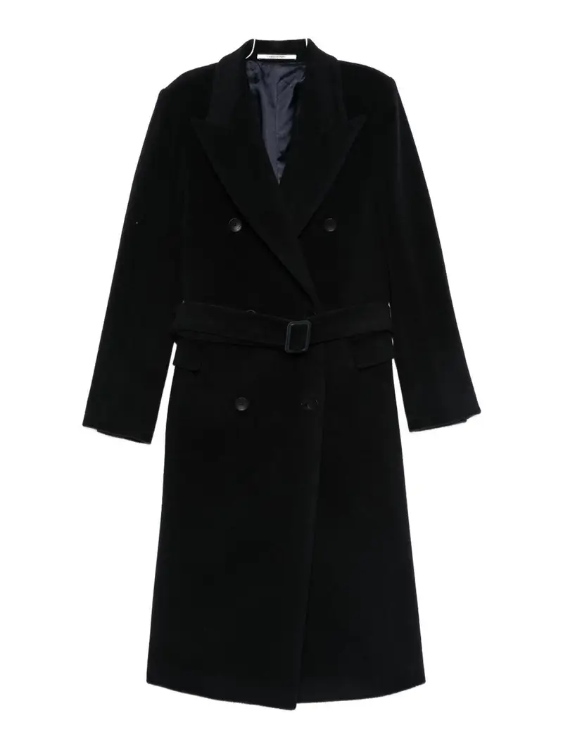 Tagliatore Cappotto Doppiopetto In Lana Blu