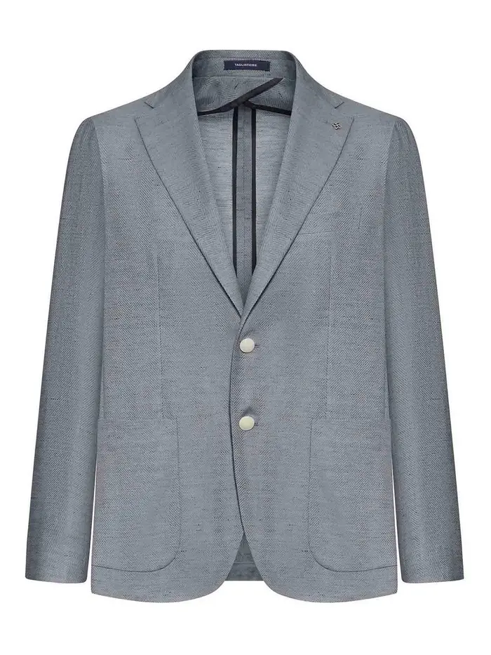 Tagliatore Giacca in lino sartoriale Montecarlo Blu