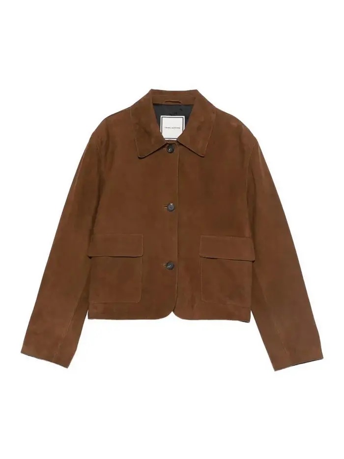 Giacca in pelle Marrone