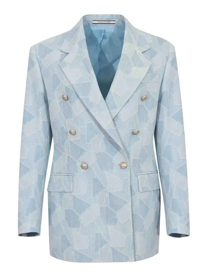 Tagliatore Giacca Loreley In Denim Di Cotone Blu
