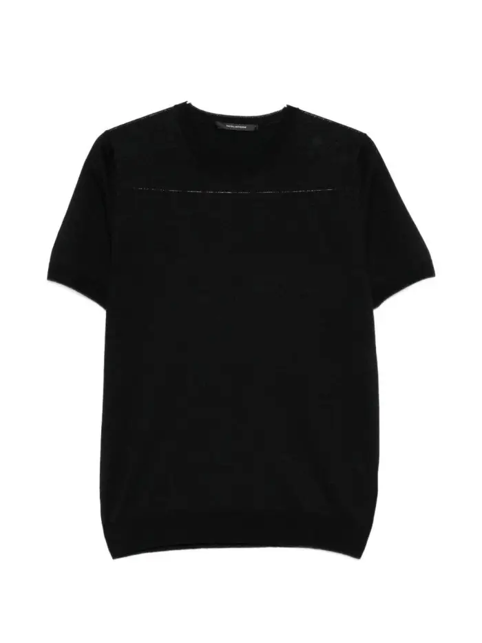 TAGLIATORE T-shirt in lino e cotone girocollo