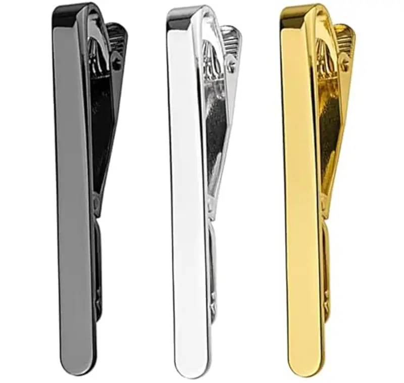 Taicols 3 Pezzi Fermacravatta Fermacravatta Uomo per Uomo Vita Quotidiana Anniversario di Matrimonio Fermacravatta Uomo Ferma Cravatta Uomo