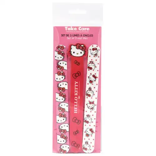 TAKE CARE Lima per unghie Hello Kitty (x3) Rose