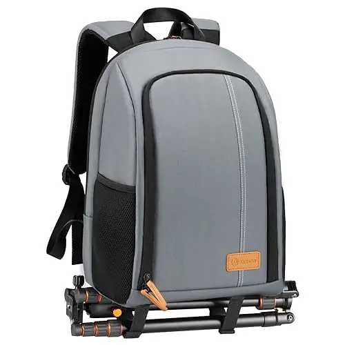 TARION TB-02 Zaino Fotografico Porta Piccolo per Fotocamera, Laptop, Trekking - Impermeabile per PC 15", Reflex
