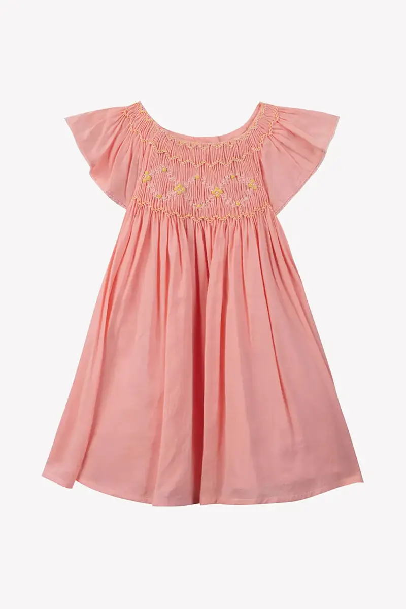 TARTINE ET CHOCOLAT vestito di cotone bambina colore rosa CA30161
