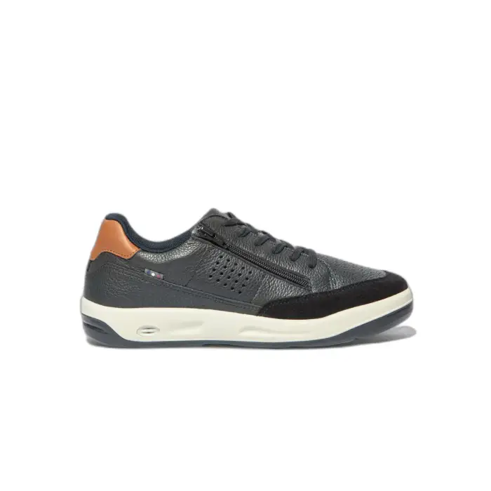 TBS Scarpe in pelle con chiusura Allzipp Bleu