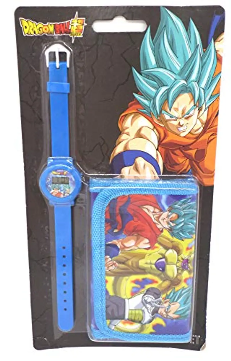 TLD TDL Dragon Ball Z Set Regalo Orologio + Portafoglio - Licenza Ufficiale -Watch & Wallet