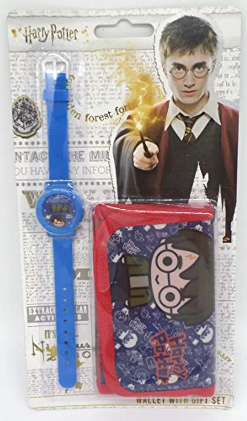 TLD TDL Harry Potter Set Regalo Orologio + Portafoglio - Licenza Ufficiale -Watch & Wallet