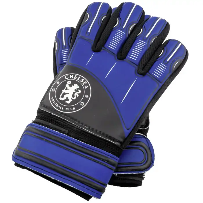 Guanti da portiere per bambini con cucitura negativa Team Merchandise Bleu
