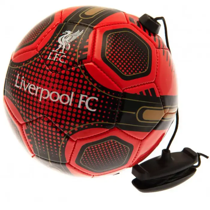 Pallone calcio con cavo elastico e supporto per le mani Team Merchandise Skills Trainer Rouge