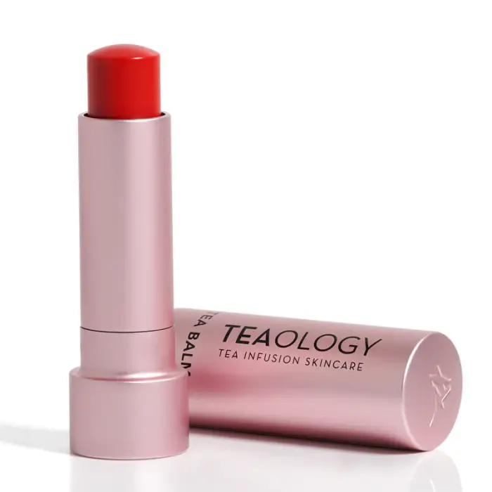 Teaology Skincare Balsamo labbra colorato con acido ialuronico -CHERRY TEA TEAOLOGY