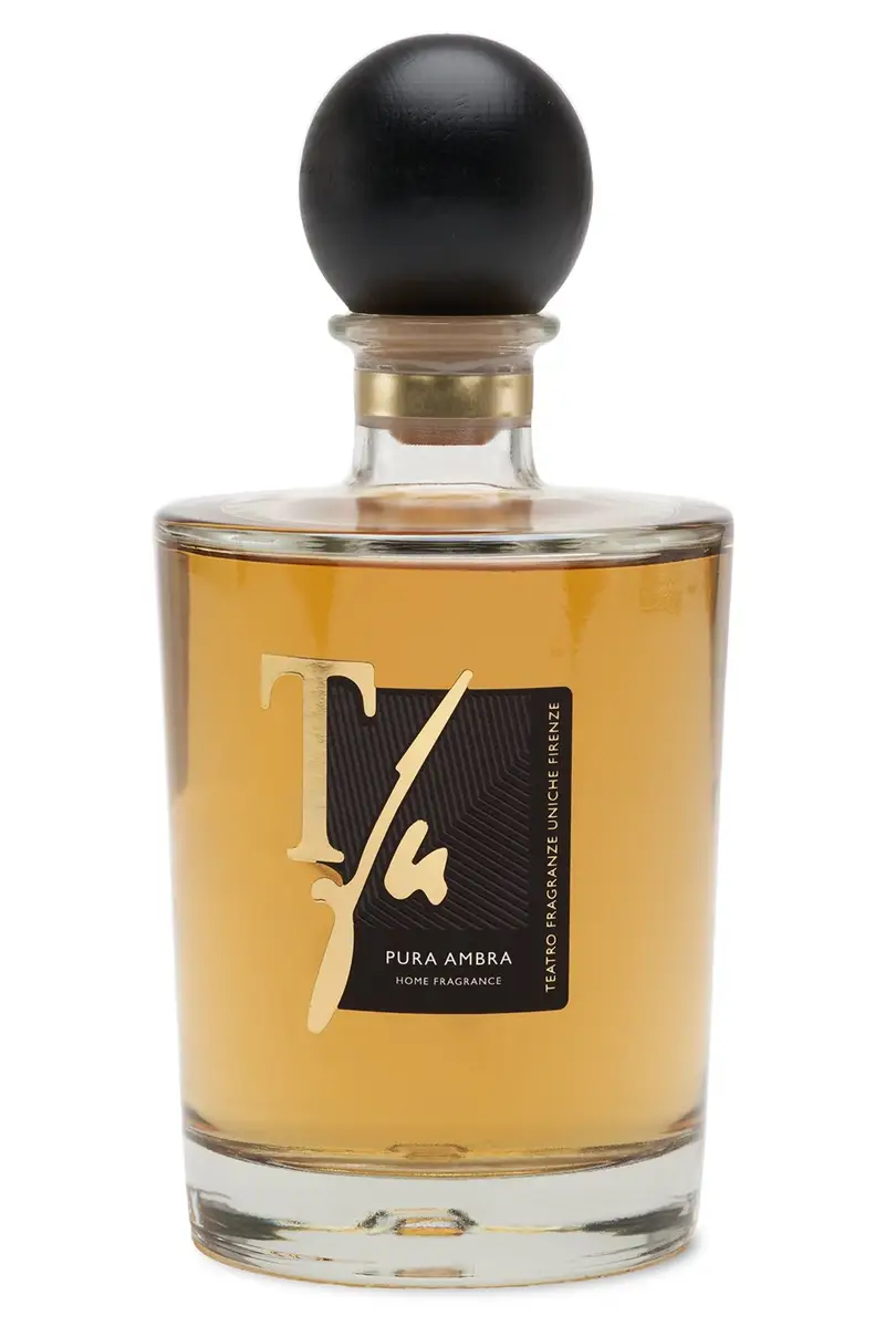 TEATRO FRAGRANZE UNICHE Fragranza Ambiente Con Stick 'Pura Ambra' 500 Nero