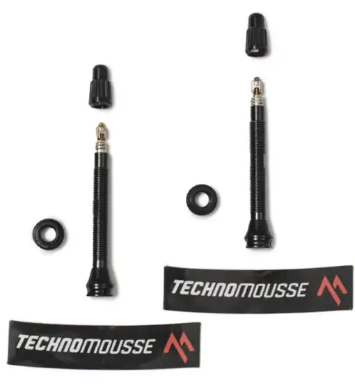 Technomousse Tubelss Valve - valvola tubeless Black
