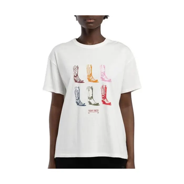 Teddy smith T-shirt Leya Bianco