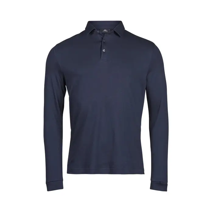 Tee Jays Polo maniche lunghe Prima Blu