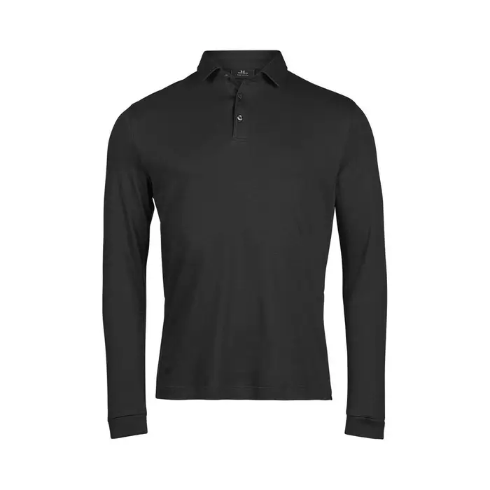 Tee Jays Polo maniche lunghe Prima Nero