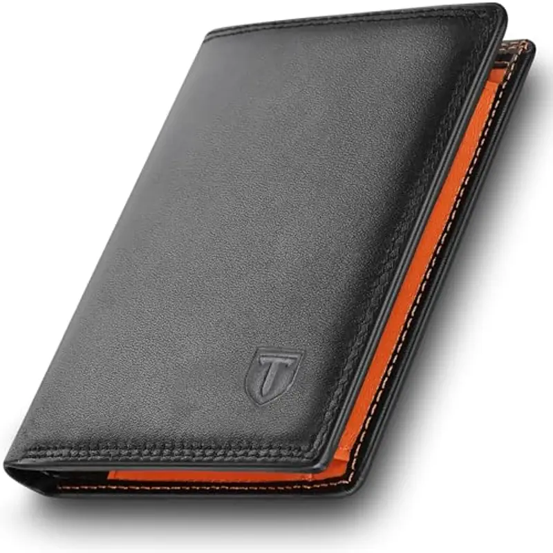 TEEHON Portamonete Uomo Arancione 1584934