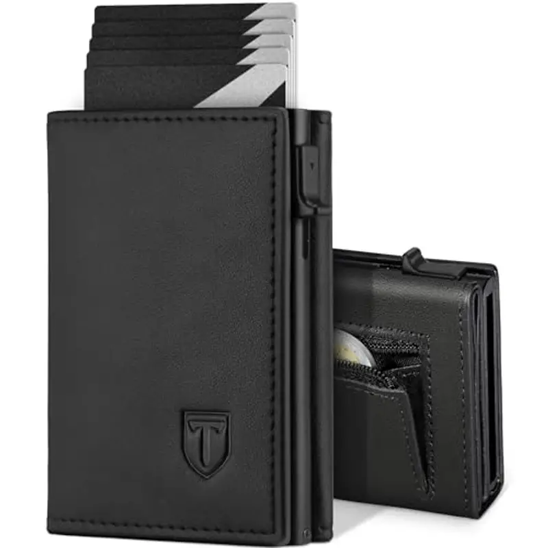 TEEHON Porta carte di credito Uomo Nero 788950