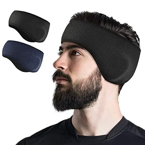 Telgoner Fascia per Gli Sport Invernali Unisex, Scaldini per le Orecchie Cerchietti Paraorecchie per Capelli Caldo