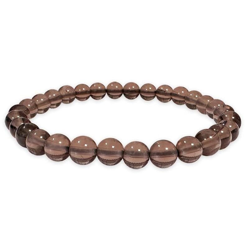 TENET Bracciale Quarzo Affumicato Naturale (6 mm)