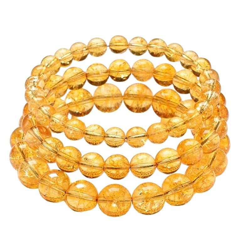 TENET Bracciale Pietra Naturale Quarzo Citrino