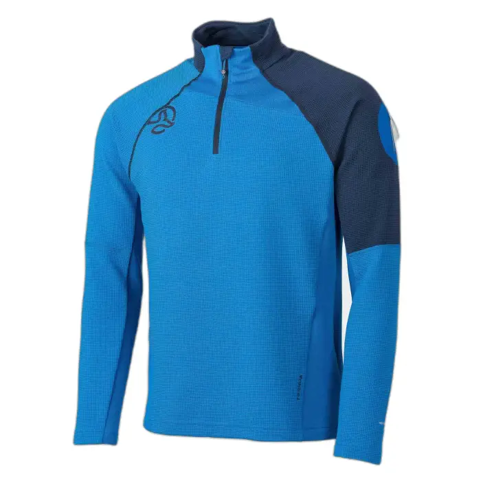 Ternua Maglione girocollo con zip 1/2 Lemik Bleu